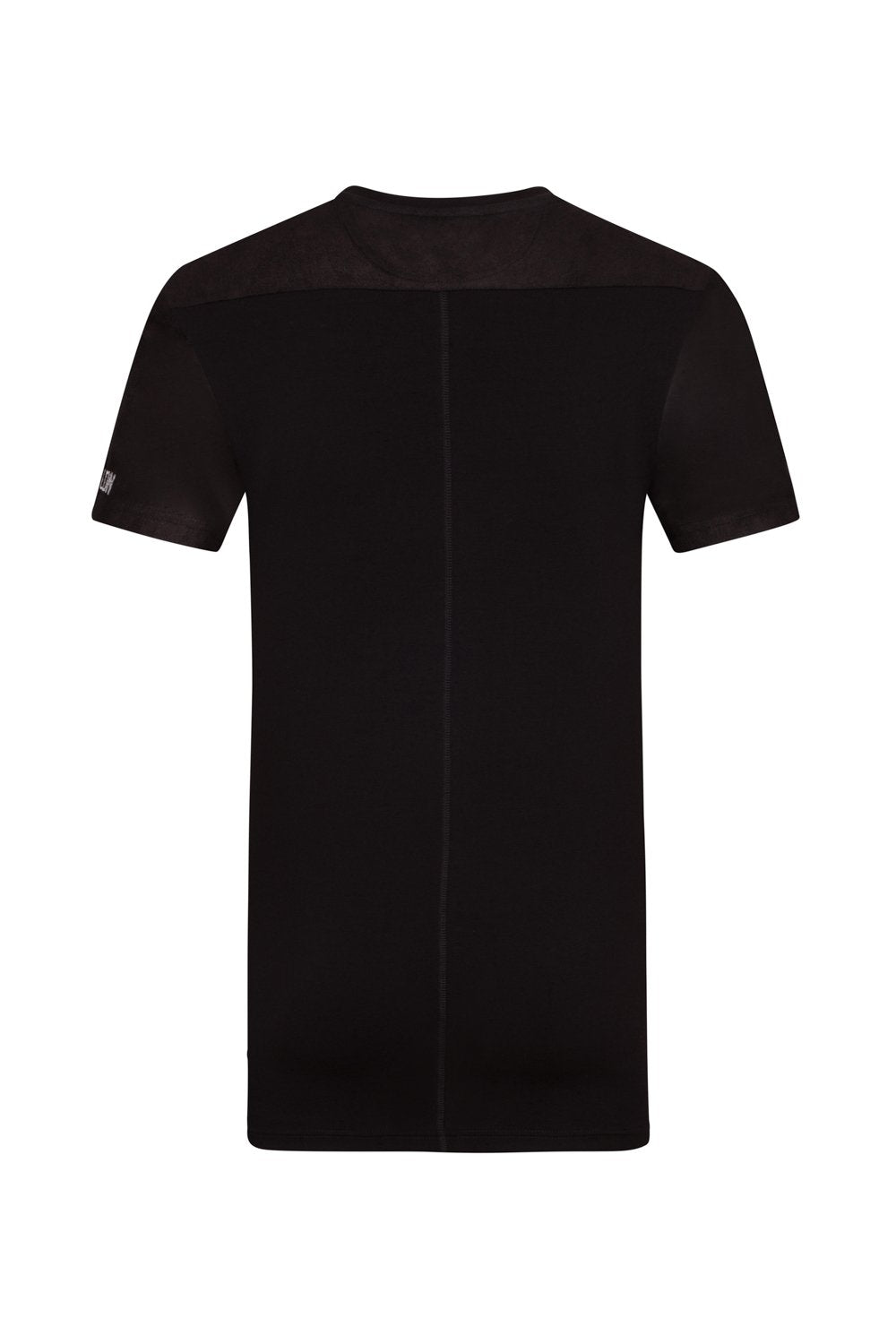BLACK SUEDE ZIP T-SHIRT - NOIR | LDN