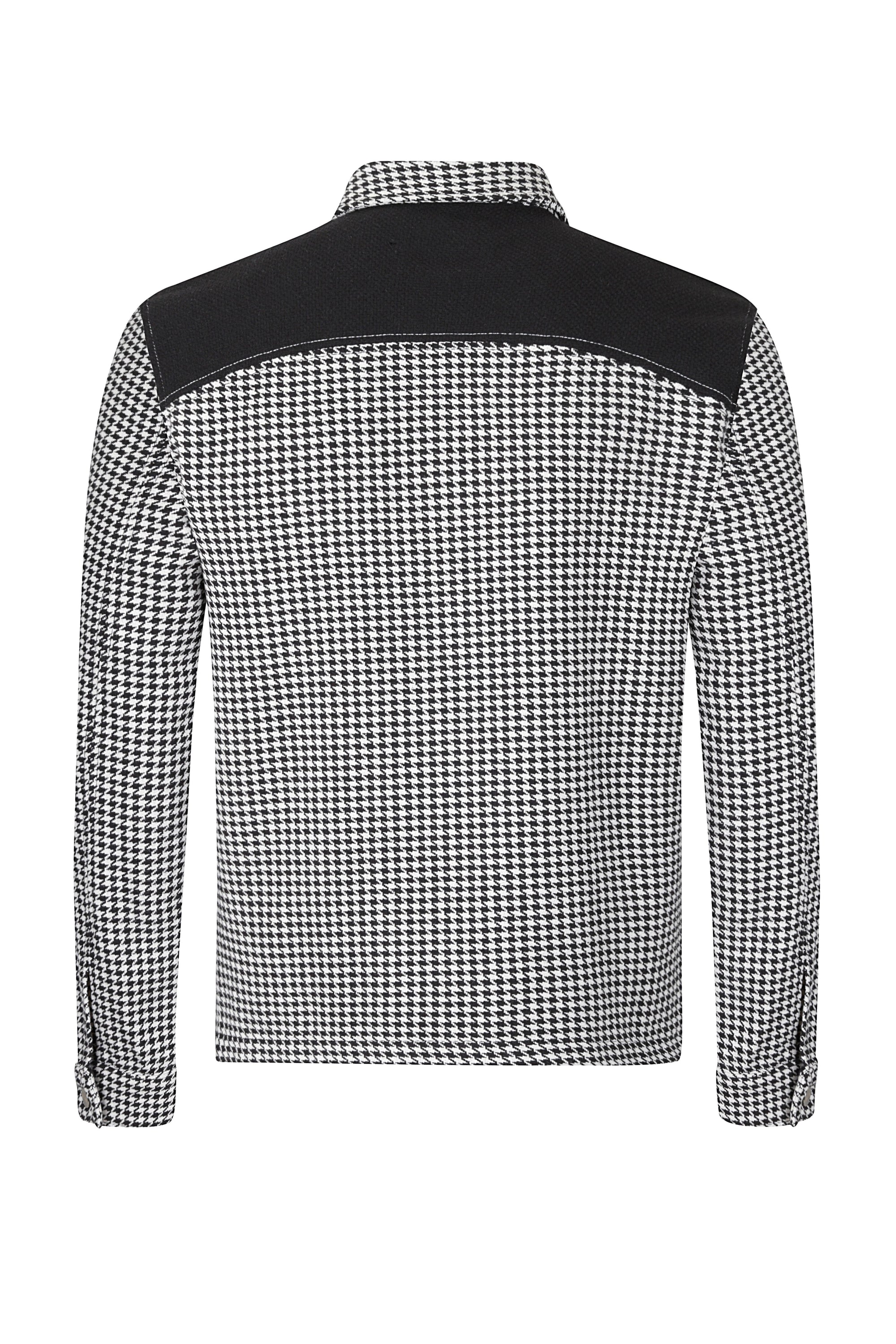 HOUNDSTOOTH PANEL JACKET