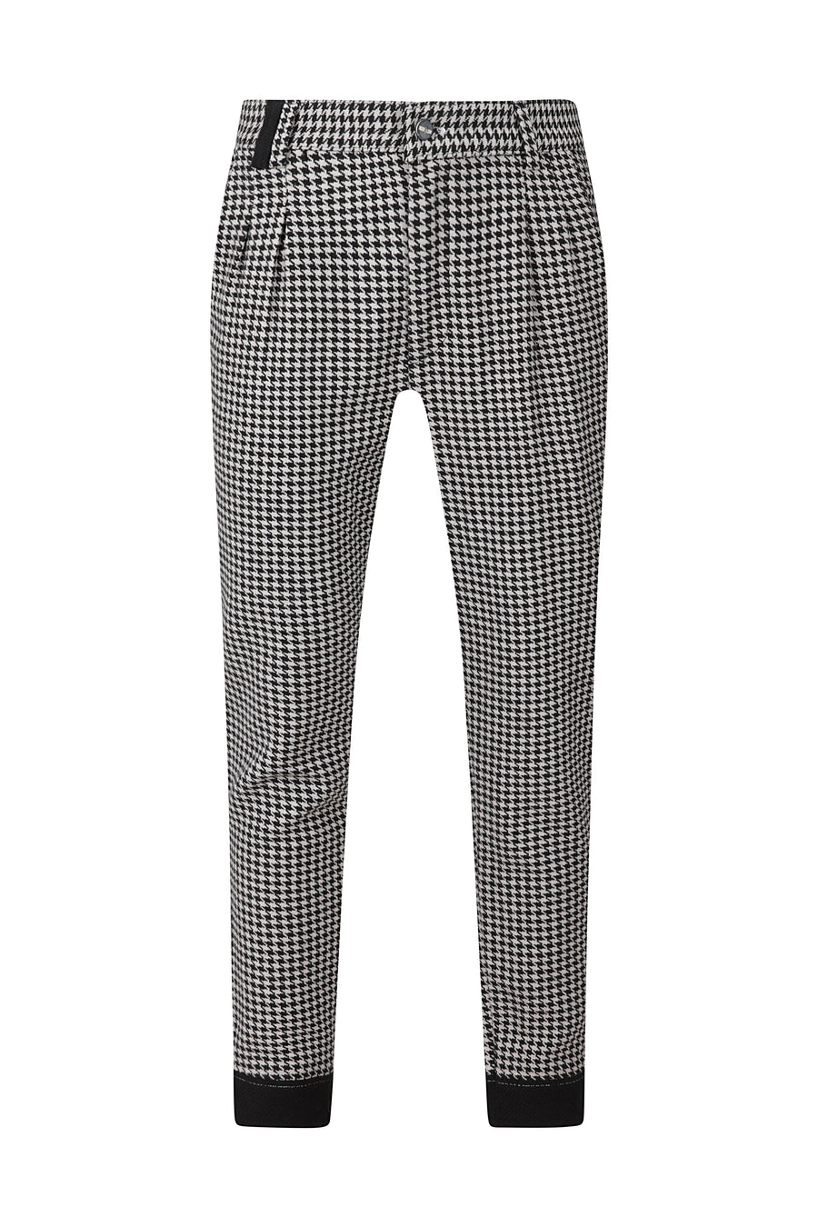 HOUNDSTOOTH PANEL TROUSER - NOIR | LDN